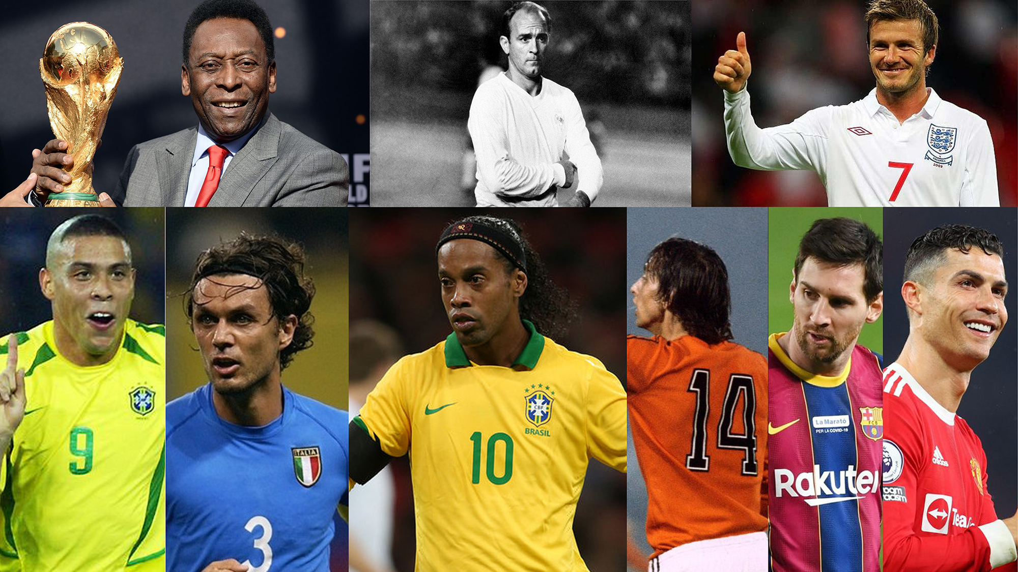 GOAT Of Football History Top 10 Greatest Footballers Of All Time 