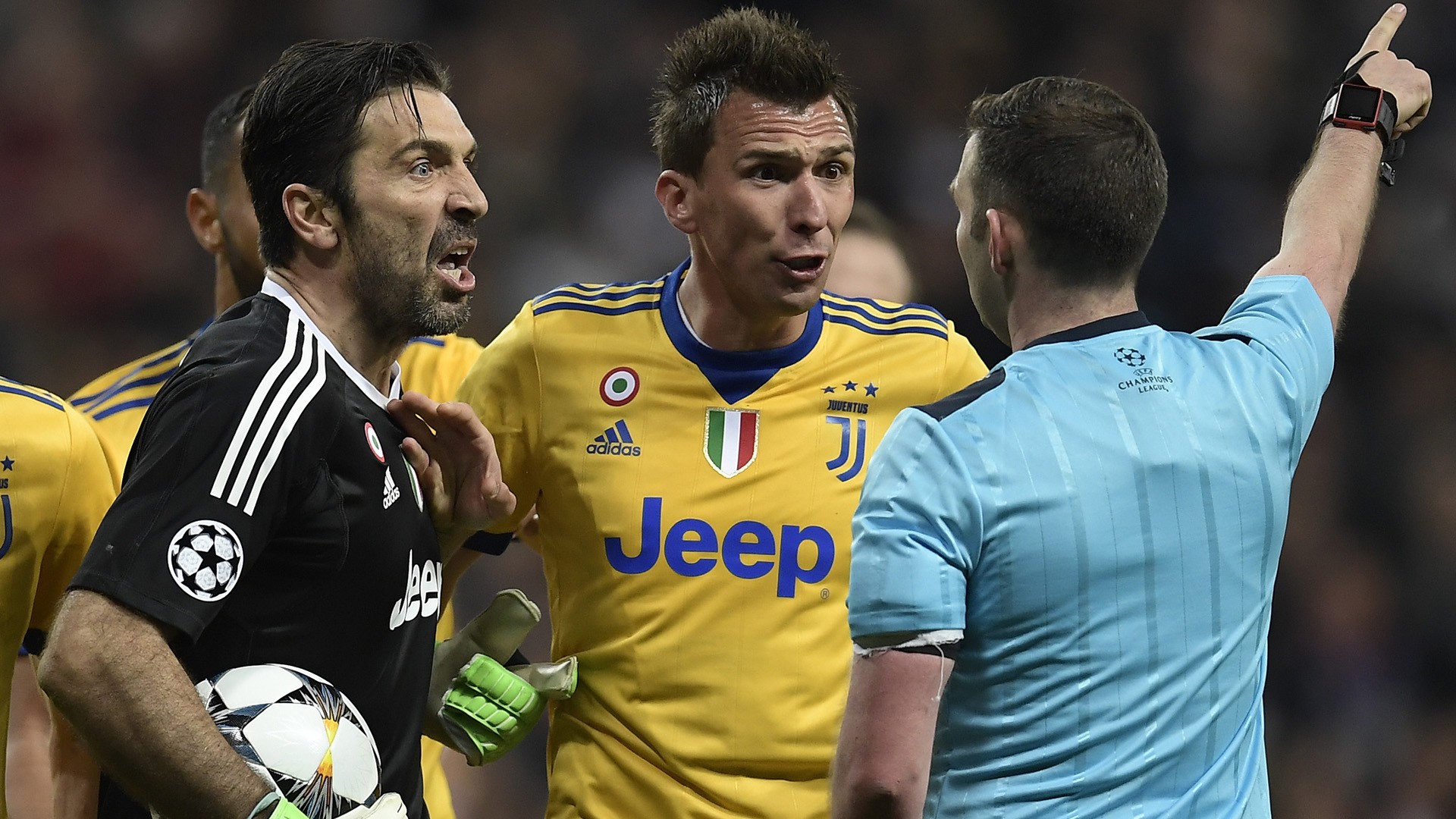 buffon angry